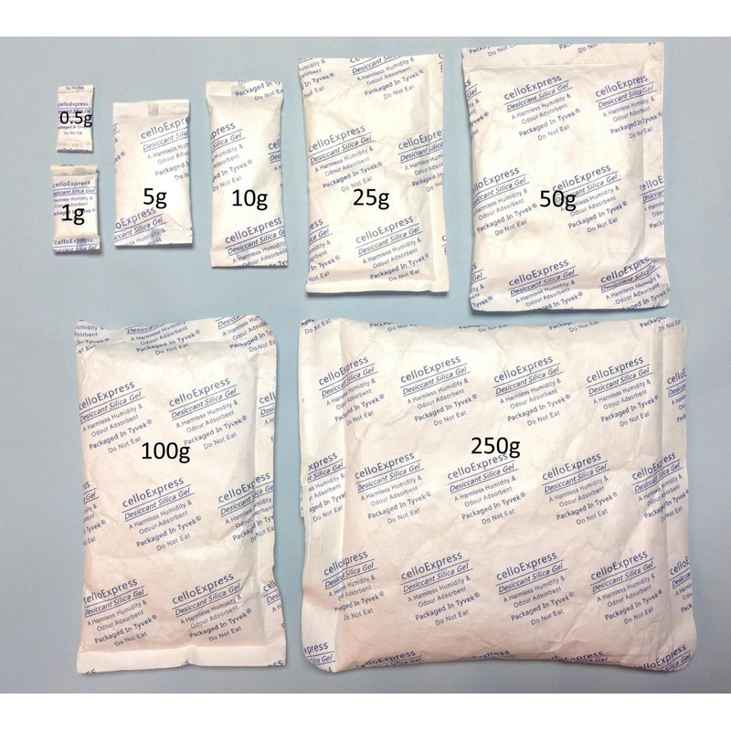 celloexpress 100g Silica Gel Pouches - Pack of 4 -