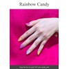 AutyaMee Semi Cured Gel Nail Strips (Rainbow Candy)-20 PCS Omber