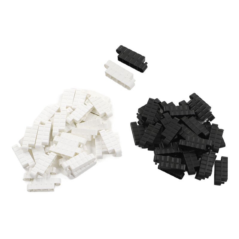 60pcs RC Car Barrier Black White RC Car Race Track