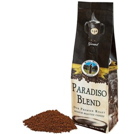 Mystic Monk Coffee: Paradiso Blend Ground Coffee (Medium Roast 100% Arabica Coffee) - 12oz