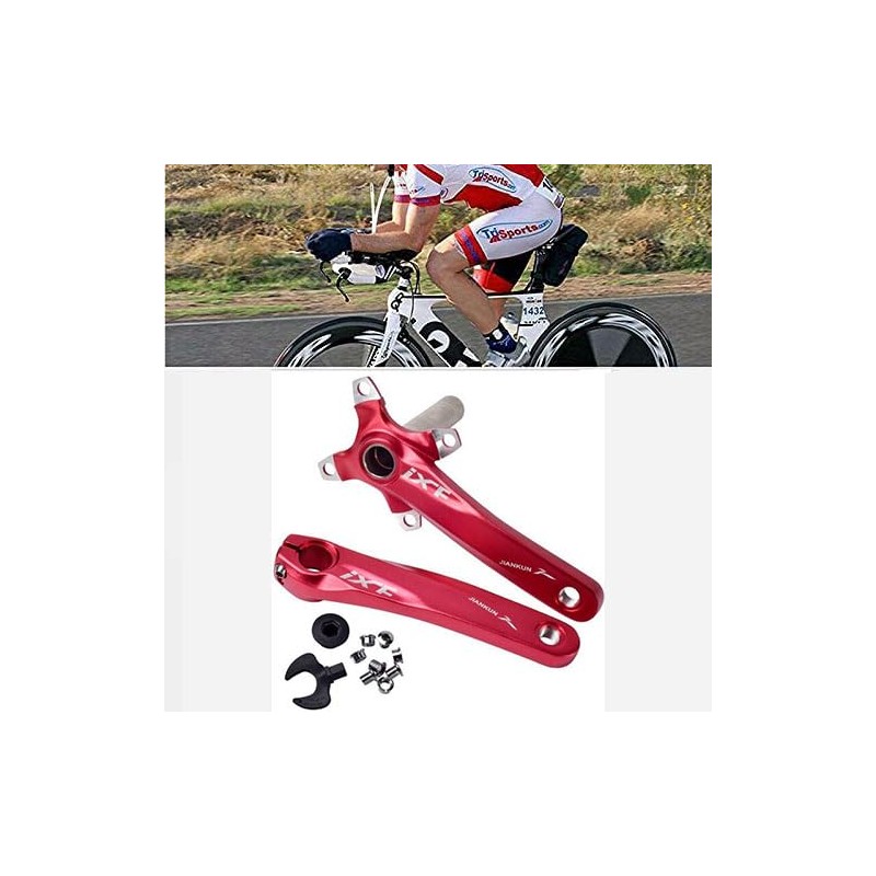 MUXSAM Bicycle Crank Arm Set Road Mountain Bike Crankset With