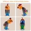 Mloarts Curious Rooster Chicken Wine Bottle Holder, Decorative Wine Holder