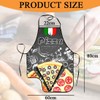 HAZMA 1 x Pizza Apron, Funny Kitchen Apron, Barbecue Apron