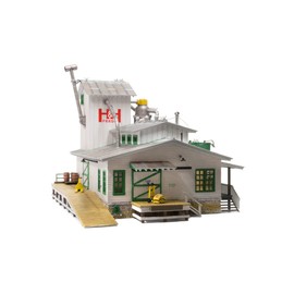 Woodland Scenics Landmark Structures Built & Ready H&H Feed Mill, HO Scale