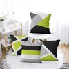 Hnmdmyi Green Cushion Covers 45 x 45 cm Set of