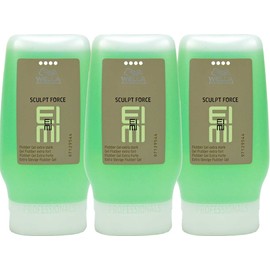 Wella EIMI Sculpt Force Flubber Gel Extra Strong 125 ml (Pack of 3)