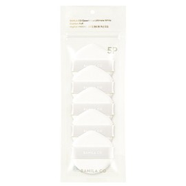 Banila Co. Covericious Ultimate White Cushion Puff, 5 pieces, mixed colors / 바닐라코 커버리셔스 얼티밋 화이트 쿠션 퍼프, 5개, 혼합색상