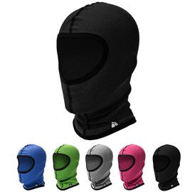 Meteor Balaclava Children's Winter Face Mask Balaclava Warm Breathable Hat Girls Balaclava for Children from 3 to 15 Years High Cotton Rich, black