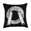 Jump Rope Illustration Simple Line Art Design Throw Pillow
