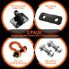 3/8 inch Tractor Bucket Hooks with 5/8 inch D-Ring Shackles