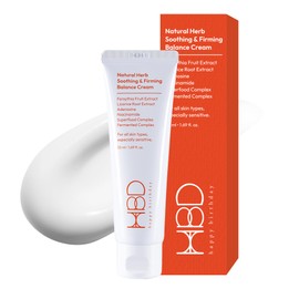 HBD Soothing & Firming Face Moisturizer with Niacinamide & Adenosine Korean Anti-Wrinkle & Hydrating Cream Lightweight, Sensitive Skin Safe, 1.69 Fl Oz