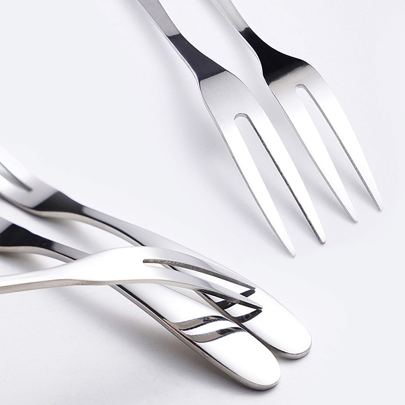 6Pcs Professional Escargot Forks, Mini Forks for Oyster and Shellfish,