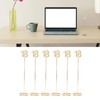 6pcs Metal Wedding Table Numbers Rust Prevention Thickened Tall Table