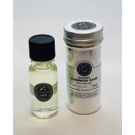 Organic Common Sage Essential Oil (Salvia officinalis) (250ml) by NHR Organic Oils