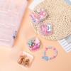 Sxutop Pack of 45 Small Storage Boxes, Transparent Plastic Storage