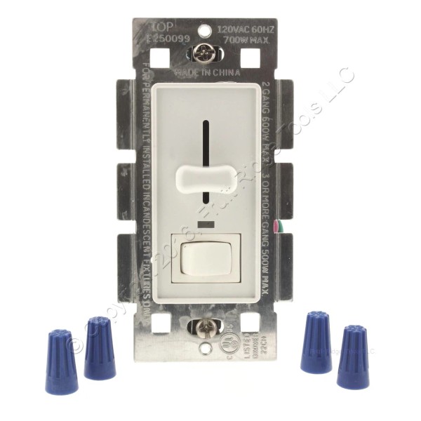 Cheetah 6120-W 700-Watt Slide Dimmer w/ Present & LED 120VAC