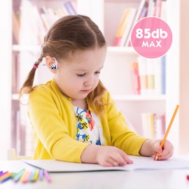 Seflorgo Latest Bluetooth V5.4 Kids Headphones - Cute Panda Open Ear Bluetooth Headphones with Mic for School Tablet Car Trip, Safe 85db Volume Limit with Volume Control (Pink)