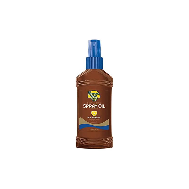 Banana Boat SPF#4 Deep Tanning Oil 8 oz. by Banana