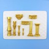 YiFeng Ancient Greek Pillars Mould Roman Column Mould Sugarcraft Epoxy