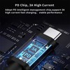 SUPERNIGHT 5,5x2,5mm DC zu Typ C USB-C Eingangskabel für Laptop