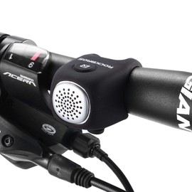 ROCKBROS Electronic Bicycle Horn Cycling Electric Bells Mini E-Bell Rainproof MTB Bicycle Lightweight 75 DB Bike Handlebar Bell Adult