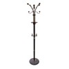 Ore International Metal/Wood Coat Rack, 73", Espresso