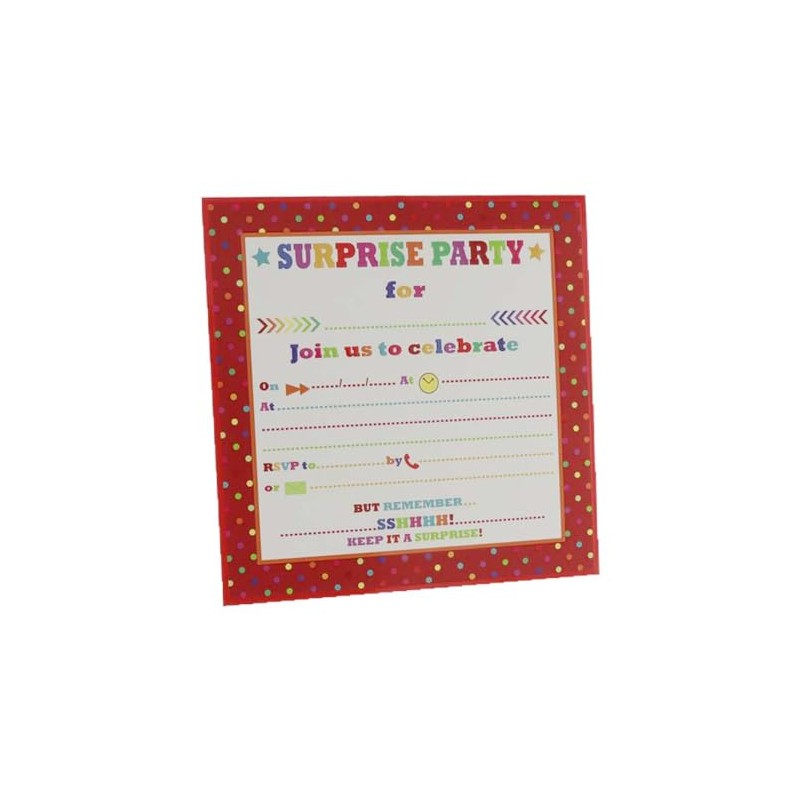 4Ucards 10x Surprise Party Invitations Join us to Celebrate -