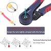 Yangoutool Herramienta de prensado de virolas: AWG 28-7, crimpadora de