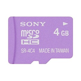 SONY microSDHCメモリーカード Class4 4GB バイオレット SR-4A4 VT1