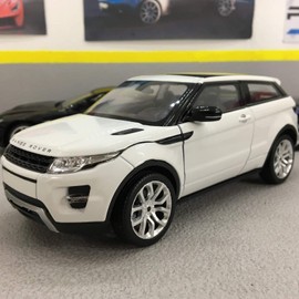 Land Rover Range Rover Evoque, White, 0, Model Car, Ready-Made Model, Welly 1:24