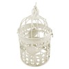 Decorative Metal Antique White Bird Cage Bird P 359 Small