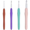 Ortarco Crochet Hooks Set, Ergonomic Soft Handle for Arthritic Hands,