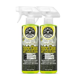 Chemical Guys Foaming Citrus Fabric Clean Carpet & Upholstery Cleaner, Ready to Use, Sprayable (for Carpets, Seats & Floor Mats), Safe for Cars, Home, Office, & More, 2-16 fl oz, Citrus Scent