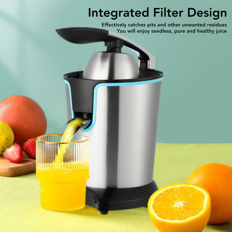 Electric Juicer Quiet 400W Stainless Steel Automatic Citrus Squeezer with