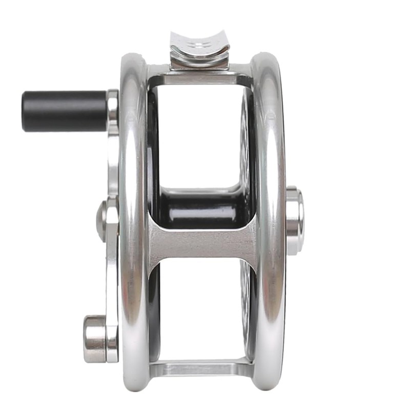Vintage Classic Fly Fishing Reel,Right/Left Handle Position, Fly Reel (Black,