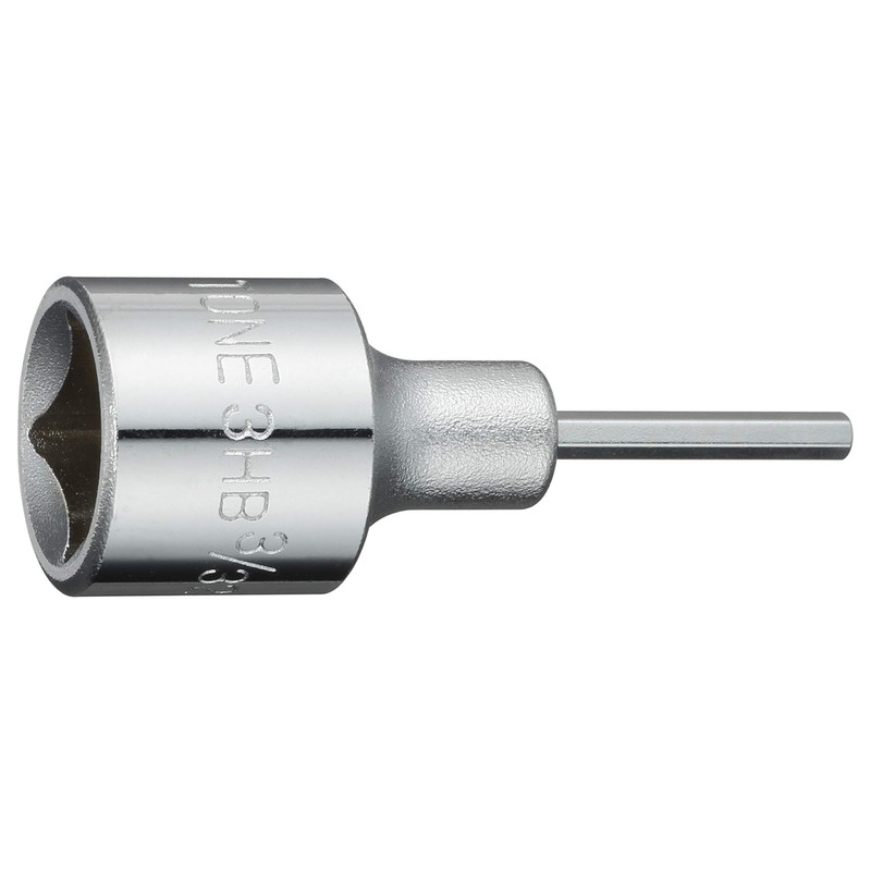 Tone Hexagon Socket 3HB-03 3/8 inch (9.5 mm) Drive Angle,