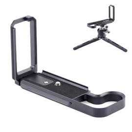 SZZCNOX L-Shape Bracket Hand Grip Compatible with Hasselblad X 2D/X 2D II Camera, Quick Release Plate for Arca Tripod, Retractable Metal Handgrip with 1/4'' Threaded Hole Camera Accessories
