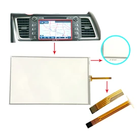 Micarun Navigation Touch Screen Digitizer Fit for Toyota Highlander 2014-2019 8.0 inch Audio System Auto Car Stereo Receiver LCD Display Glass Panel Fix Repair