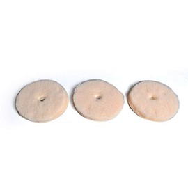 TVP Replacement Part for Electrolux Pol/Shamp Vacuum Cleaner 3 Set Lambswool Pads with Snaps # 26-3800-05
