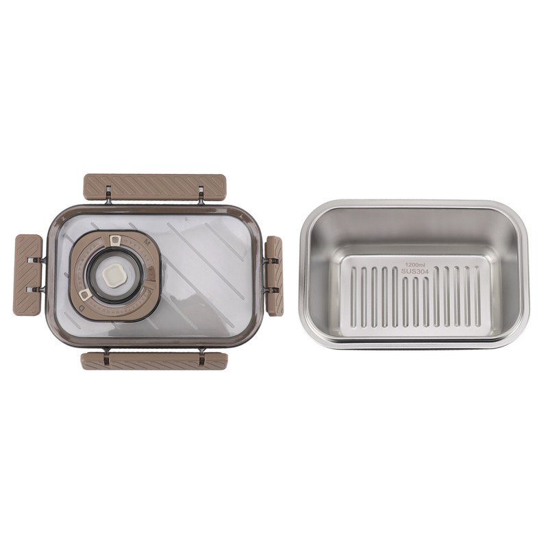 304 Stainless Steel Food Storage Container with Lid Leakproof Bento