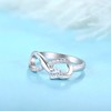 STARCHENIE Infinity Promise Ring 925 Sterling Silver Angel Wings Heart
