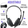 Eduvy Bulk Headphones for Classroom with Microphone, Heavy-Duty School Pack