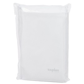 Toysfan Waterproof Paper Sheets, Pack of 5, Width Approx. 31.5 inches (80 cm) x Length Approx. 70.9 inches (180 cm), Non-woven Fabric, White, Semi-Double, Thin, Bed Cover, Bed Sheet, Disposable Beauty