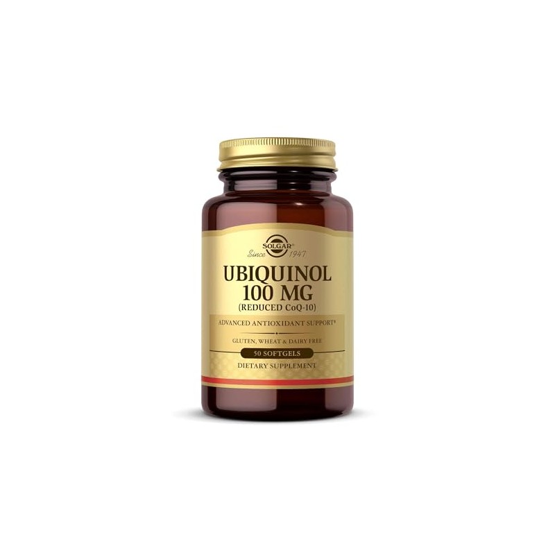 Solgar® Ubiquinol 100 mg Softgels - Pack of 50