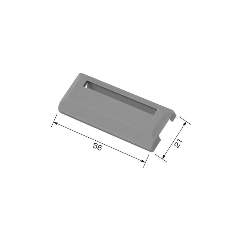 High Logic ASP535A Drain Cap, 10 Pack, Gray T70