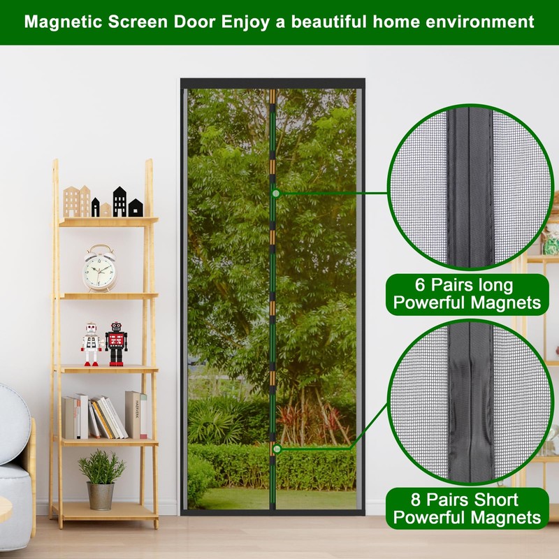 Magnetic Fly Screen Door