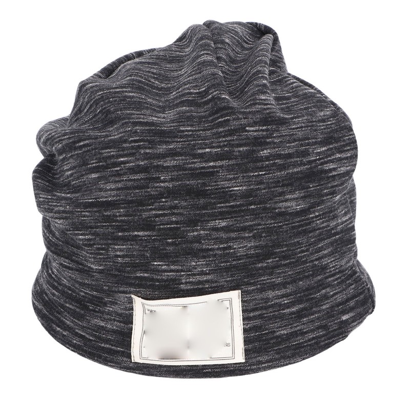 Anti Radiation Hat Black Striped Silver Fiber and Cotton Shielding