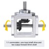 sourcing map Gear Box 90 Degree Right Angle Bevel Gearbox