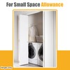 Lashow 6 Pack Bifold Door Hinge Non-Mortise Bi-fold Door Hinges