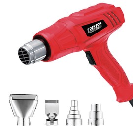 Dekton 2000W Heat Gun-Adjustable Temperature Control| Powerful Heat| Includes 3 Nozzles| Ergonomic Design| Overheat Protection| Ideal for Paint Removal, Shrink Wrapping & Drying| Versatile & Durable